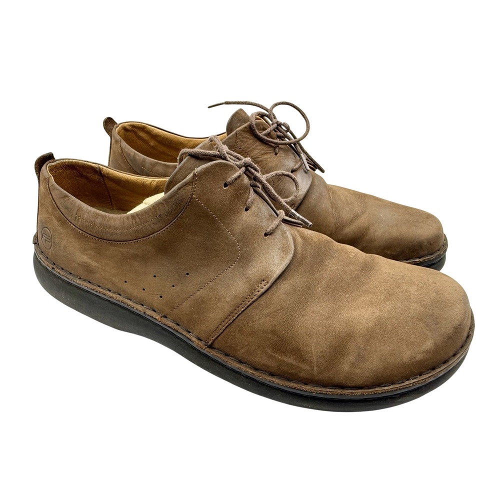 Birkenstock Footprints Corvallis Leather Shoes Men 13/46 Brown Lace Up Derby